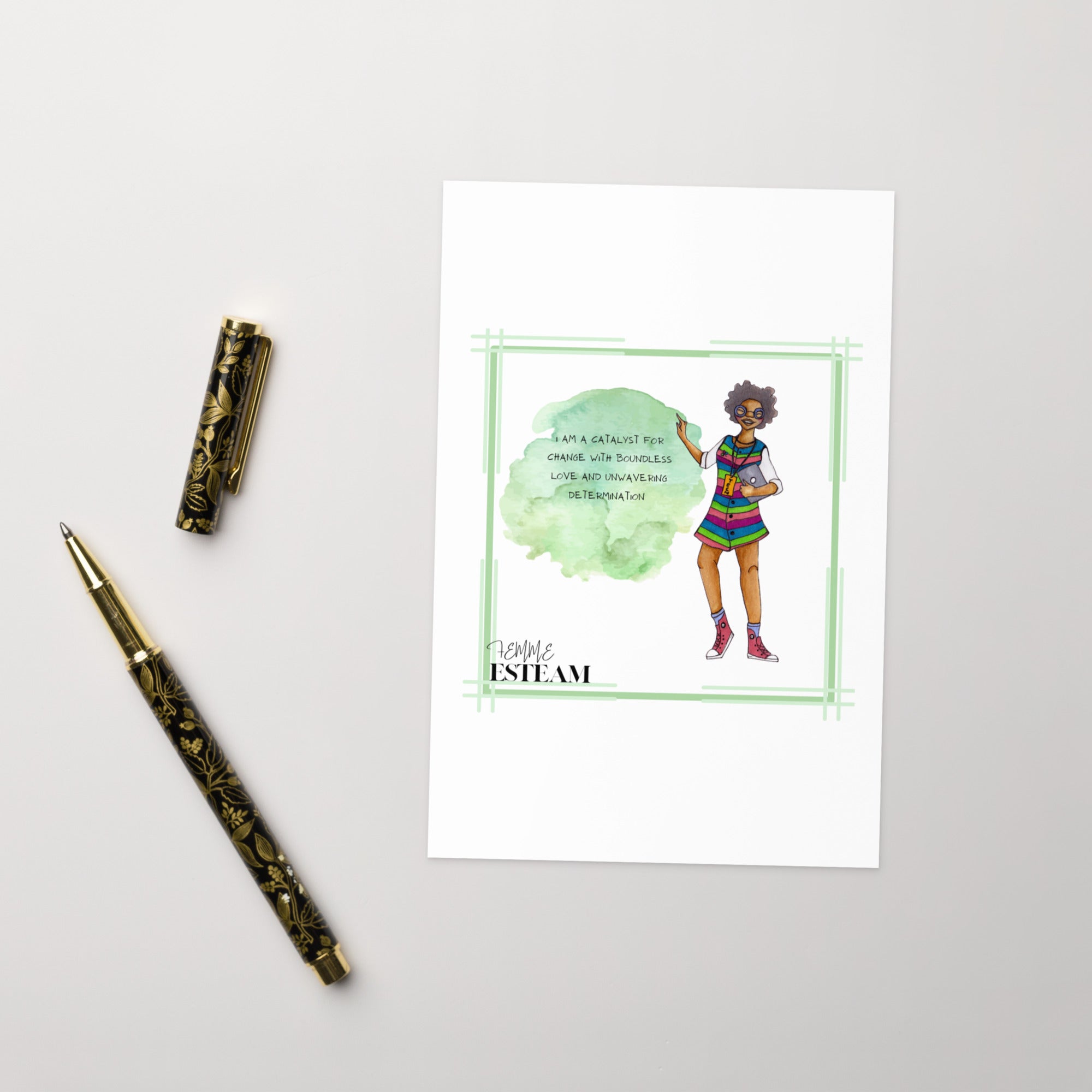 " I AM A CATALYST FOR CHANGE WITH BOUNDLESS LOVE AND UNWAVERING DETERMINATION"