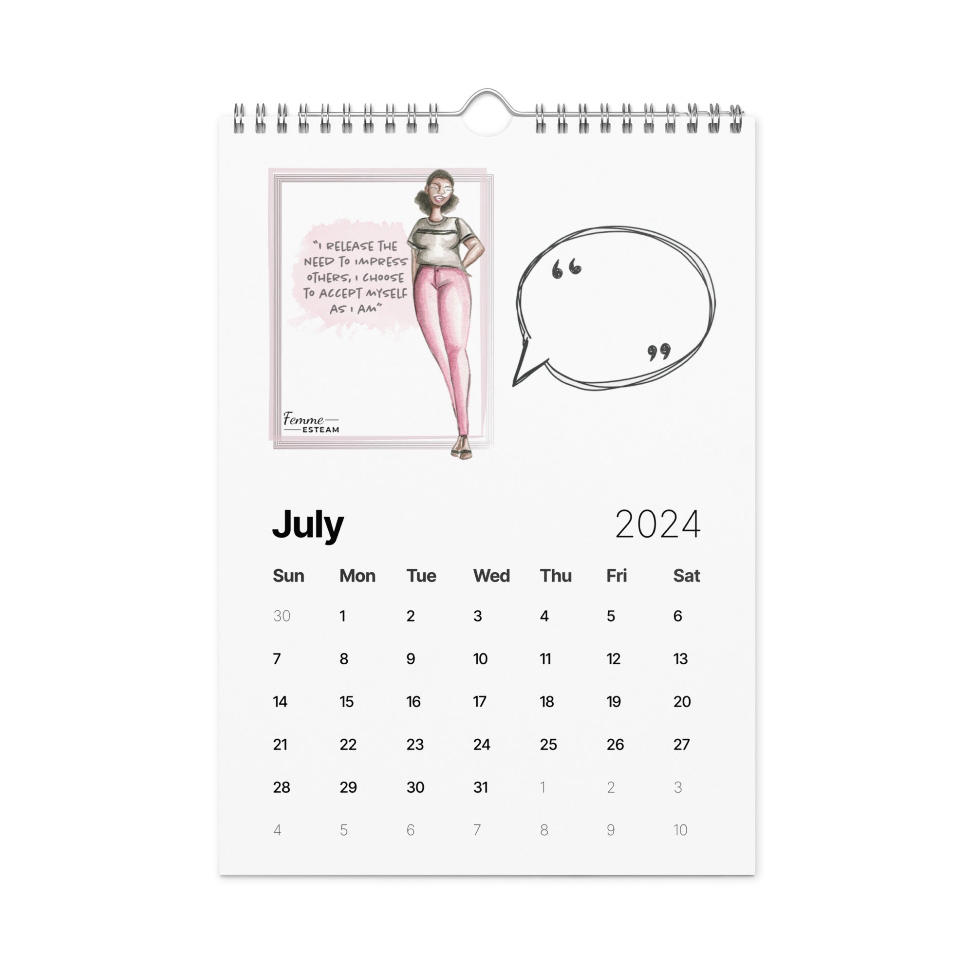 Wall calendar (2024)