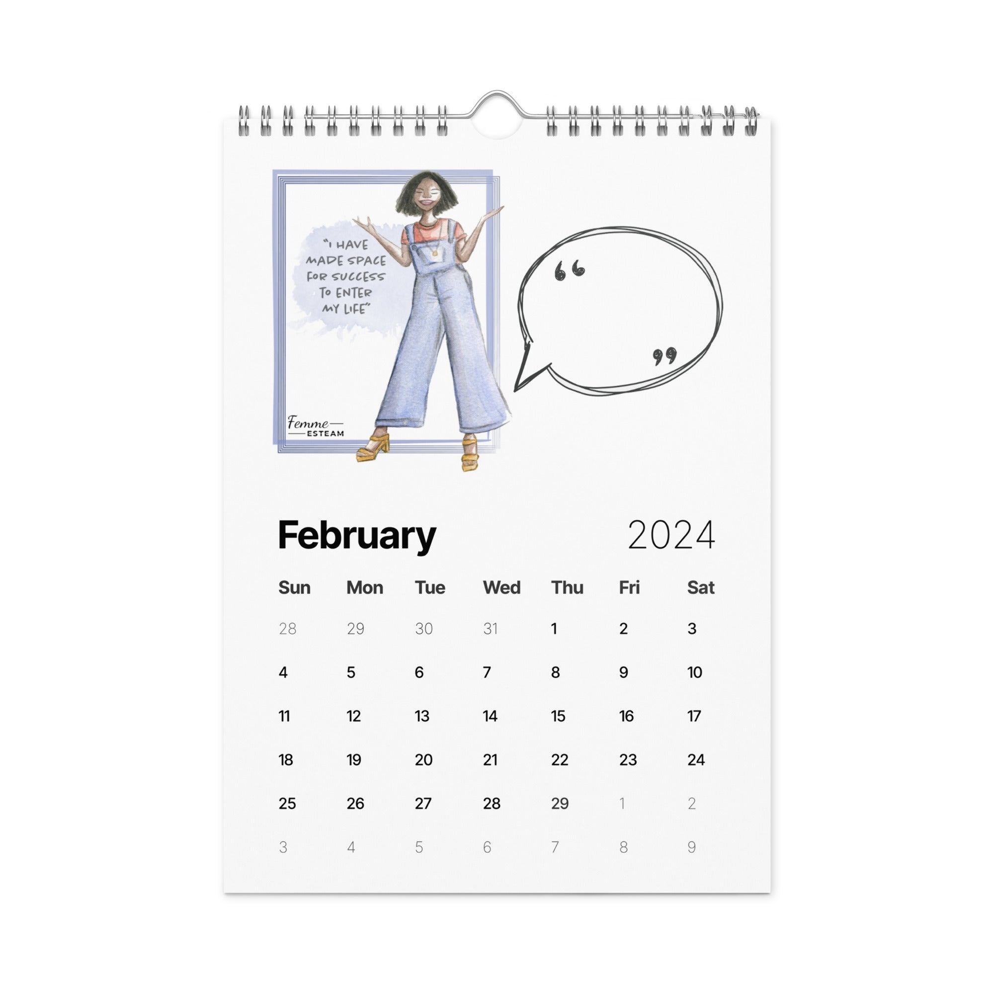 Wall calendar (2024)
