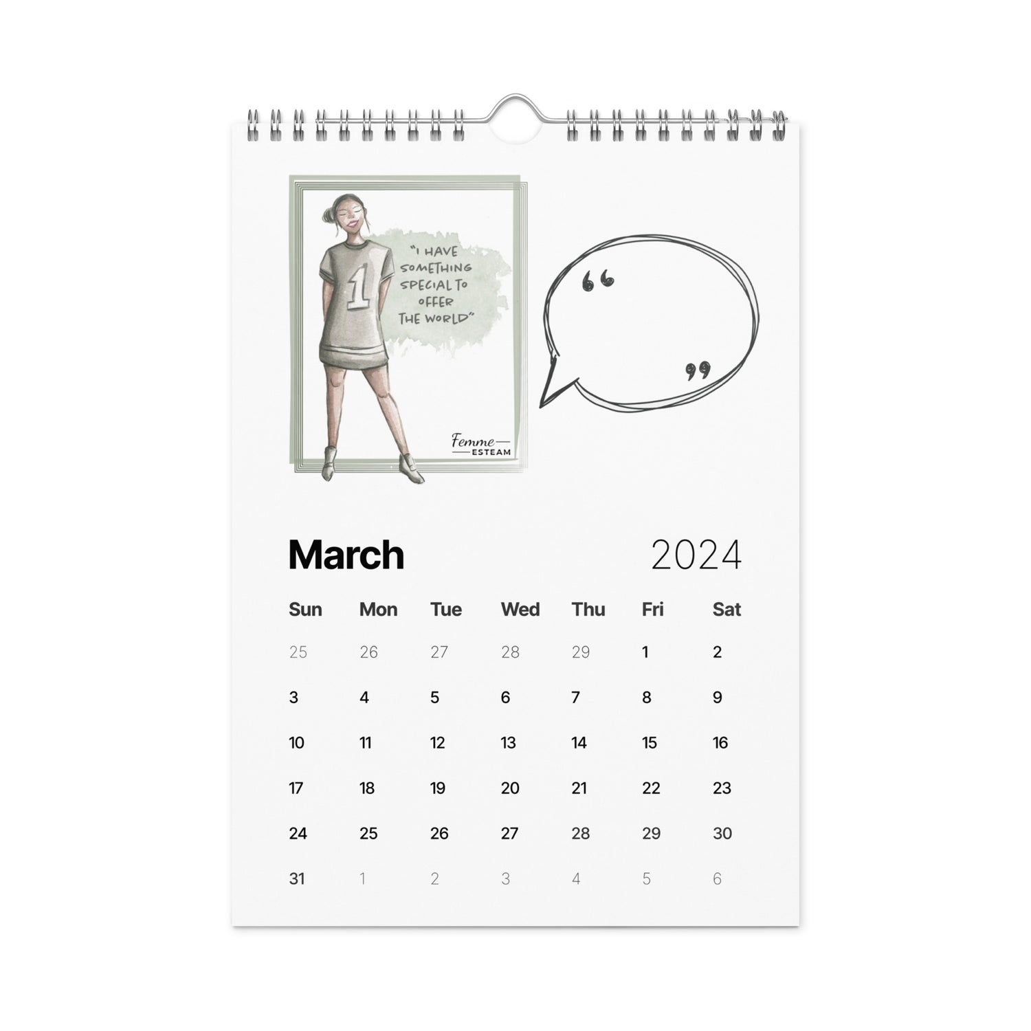 Wall calendar (2024)