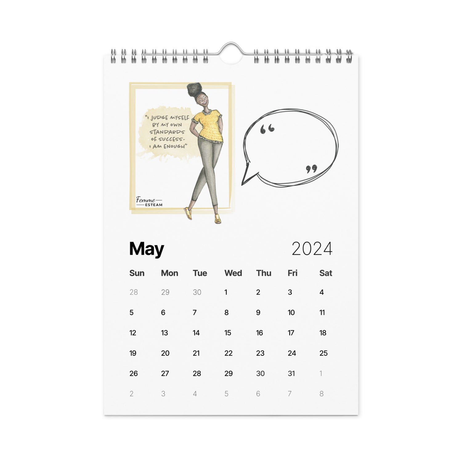 Wall calendar (2024)