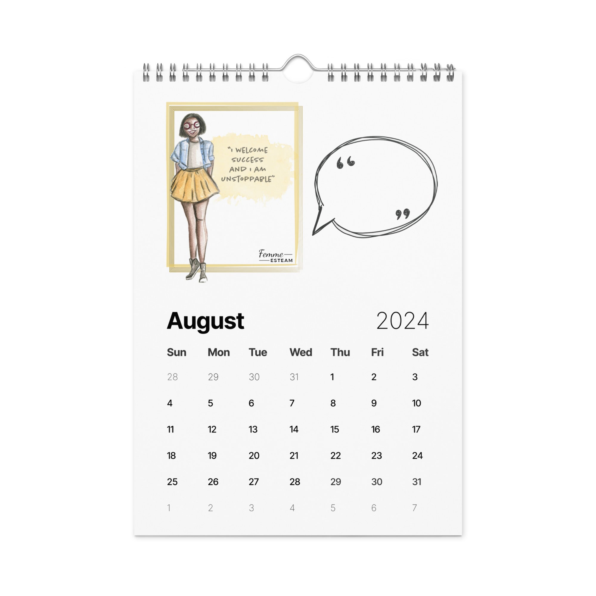 Wall calendar (2024)