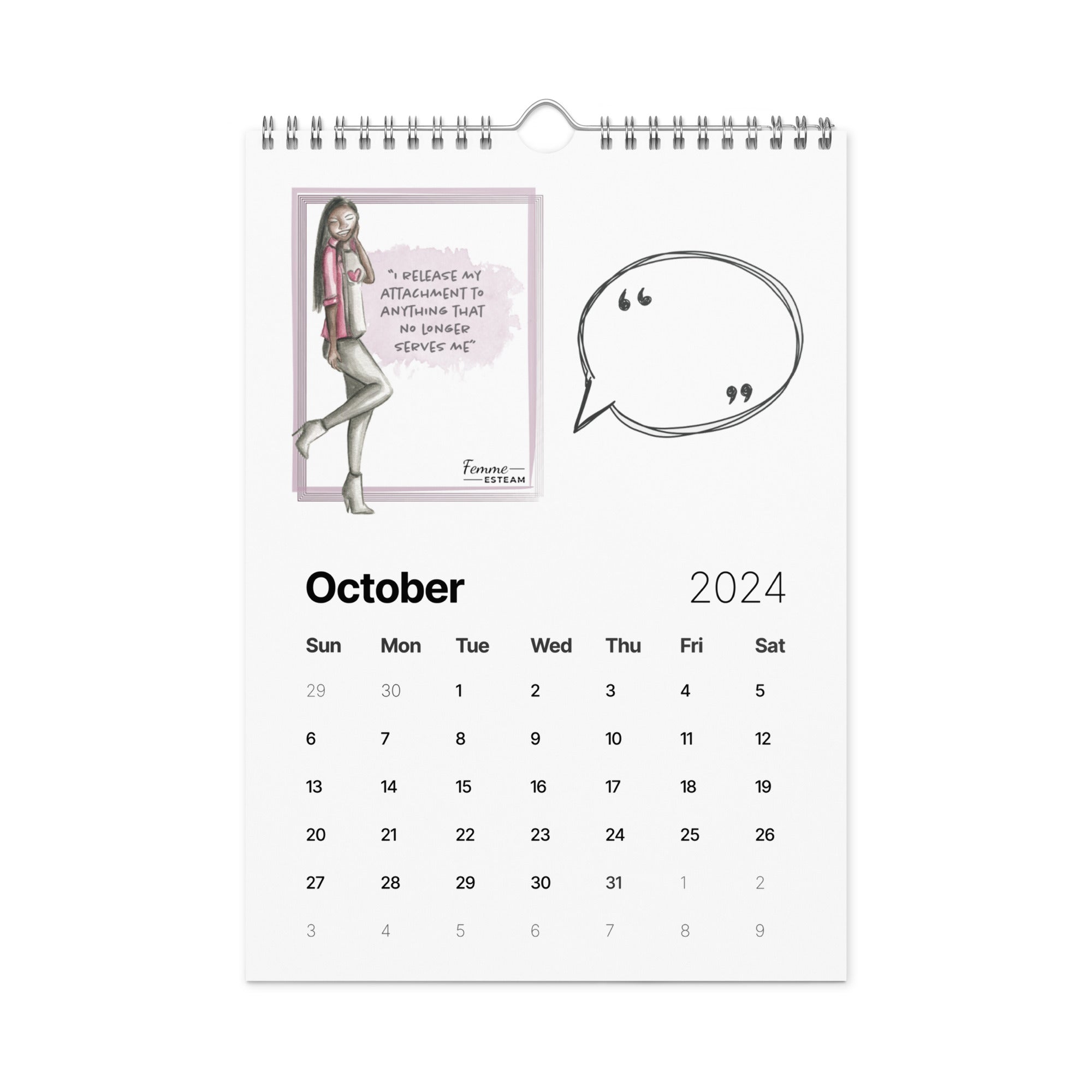 Wall calendar (2024)